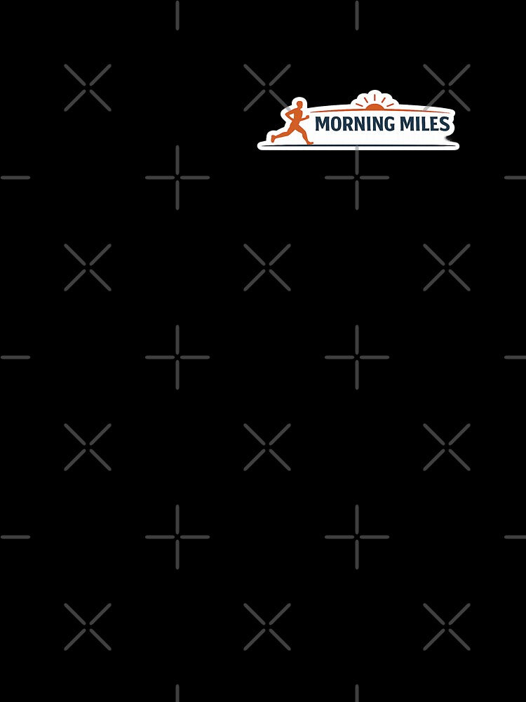 Morning Miles – Minimal Running Sticker for Early Runners by Run-Lifestyle T-Shirts, Hoodie, Sweatshirt (Image 3)