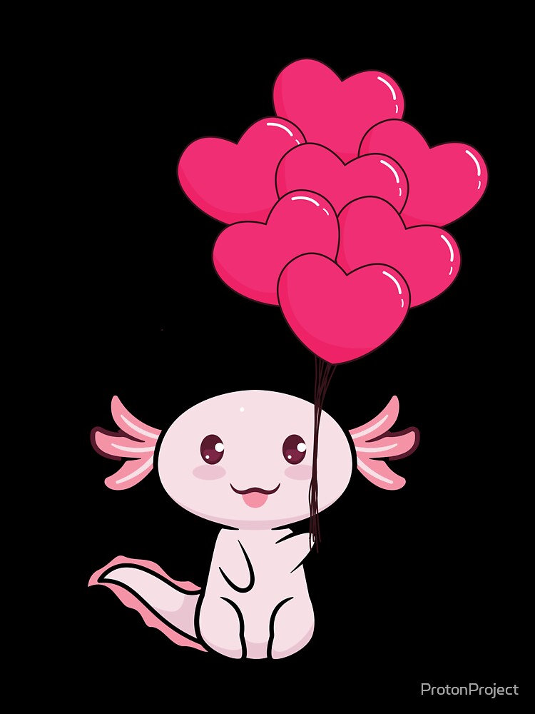 Cute Axolotl Valentine by ProtonProject T-Shirts, Hoodie, Sweatshirt | BlankRebels.com (Image 3)