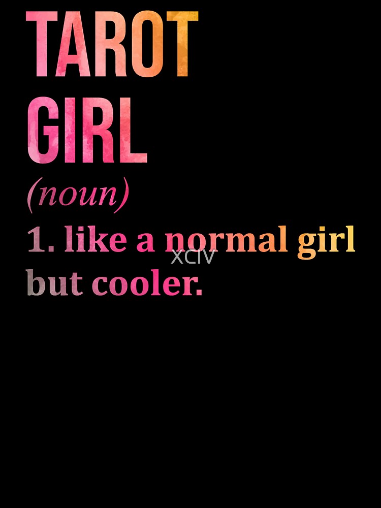 Tarot Girl Definition Tarot in Watercolor by XCIV T-Shirts, Hoodie, Sweatshirt | BlankRebels.com (Image 3)
