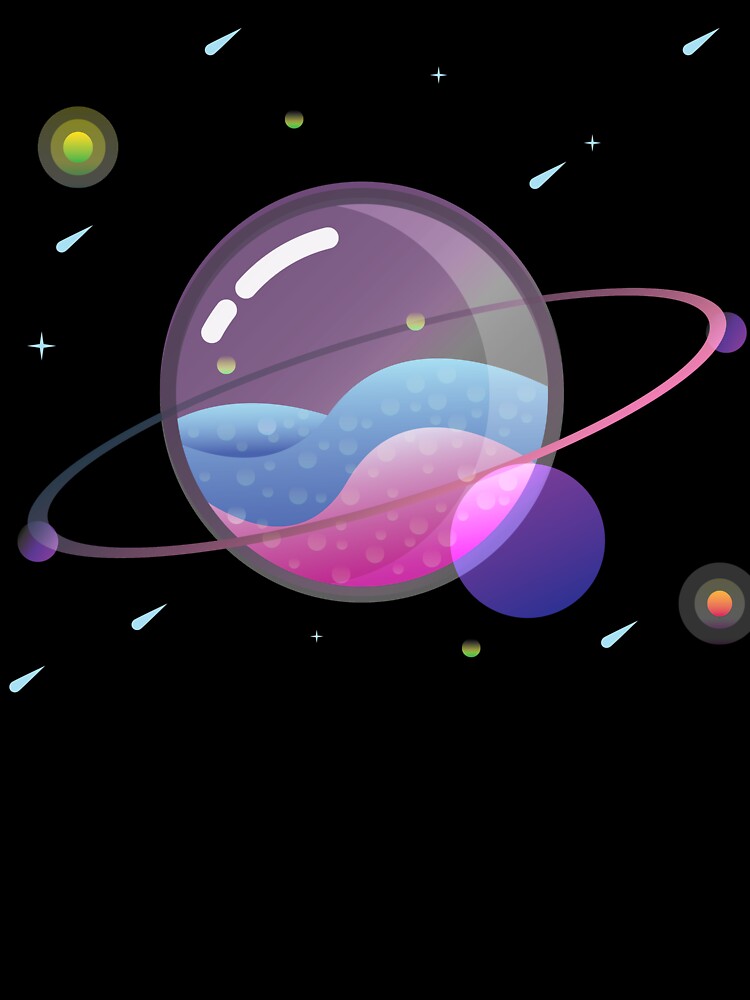 Glacy Planet by camelia khaled T-Shirts, Hoodie, Sweatshirt | BlankRebels.com (Image 3)
