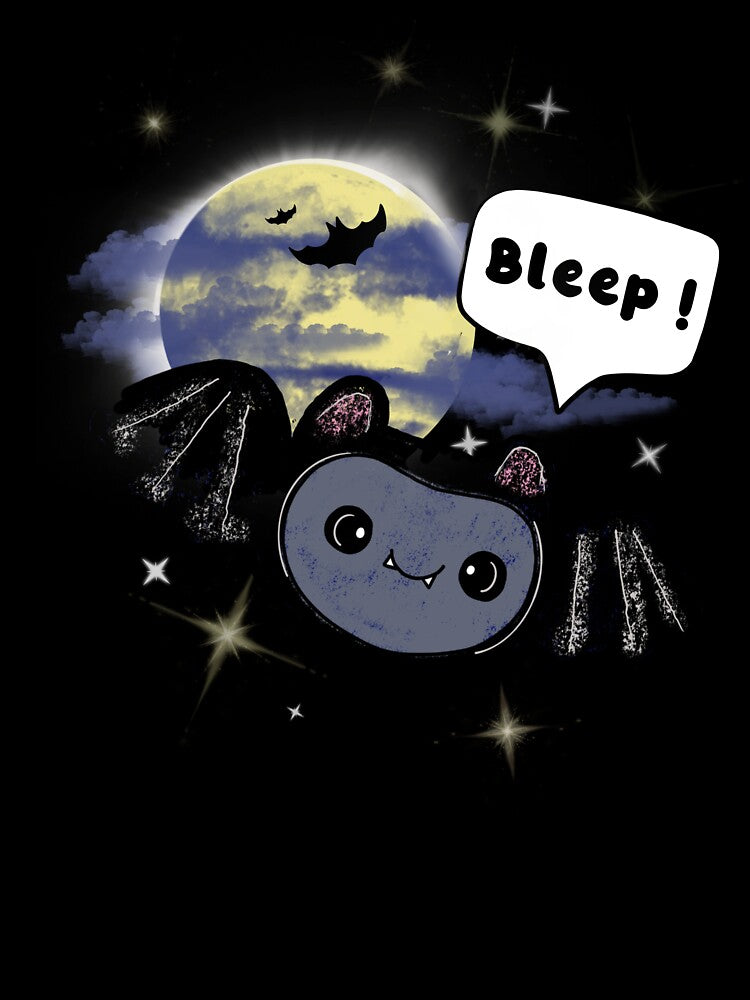 Kawaii Goth Bats go Bleep by Art-Speaks
