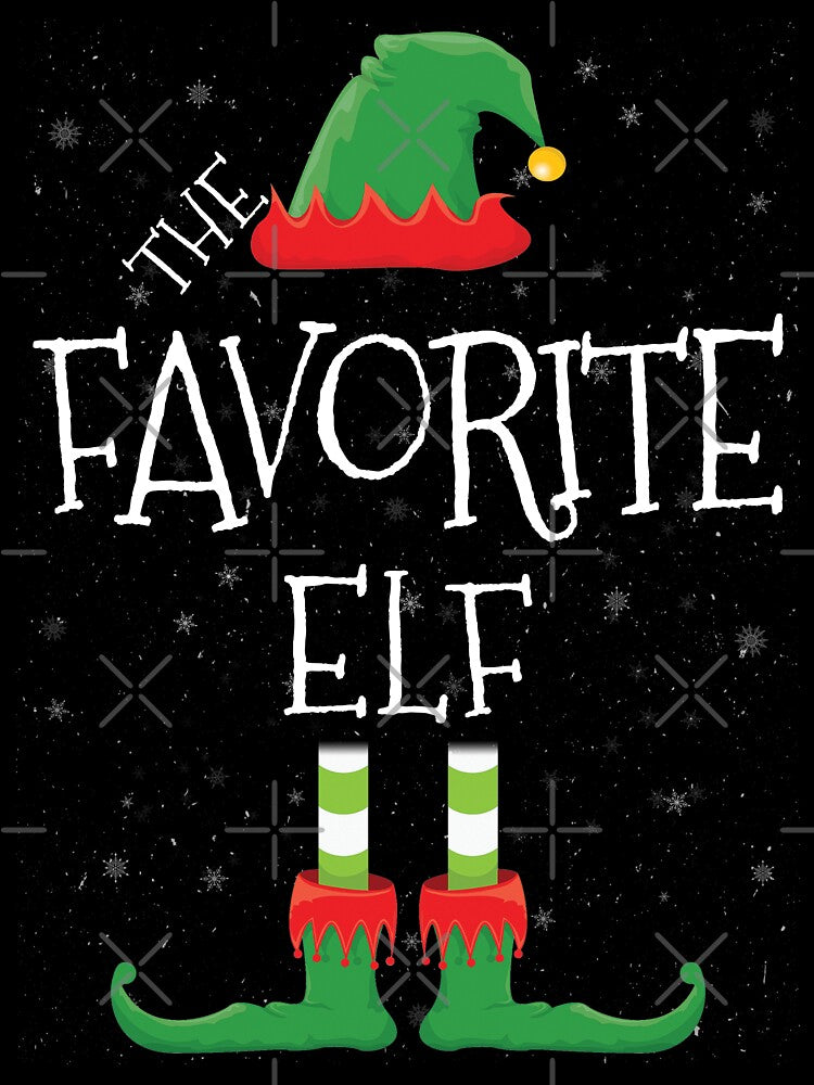 Favorite Elf Family Matching Christmas Group Funny Gift by DavisHasari T-Shirts, Hoodie, Sweatshirt (Image 3)