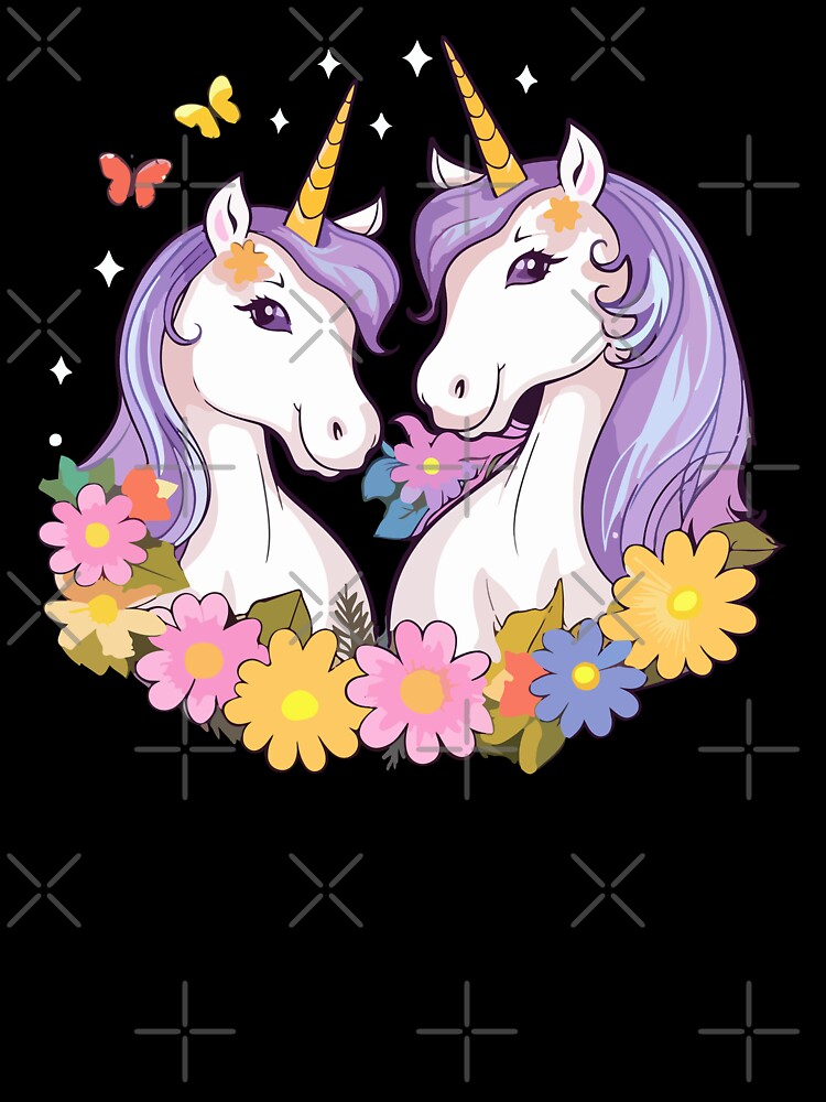 Unicorn Sisters Forever by StickerWorlds T-Shirts, Hoodie, Sweatshirt | BlankRebels.com (Image 3)