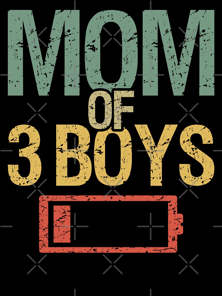 Tired Mom Of 3 Boys I by Lemon Pepper T-Shirts, Hoodie, Sweatshirt | BlankRebels.com (Image 3)