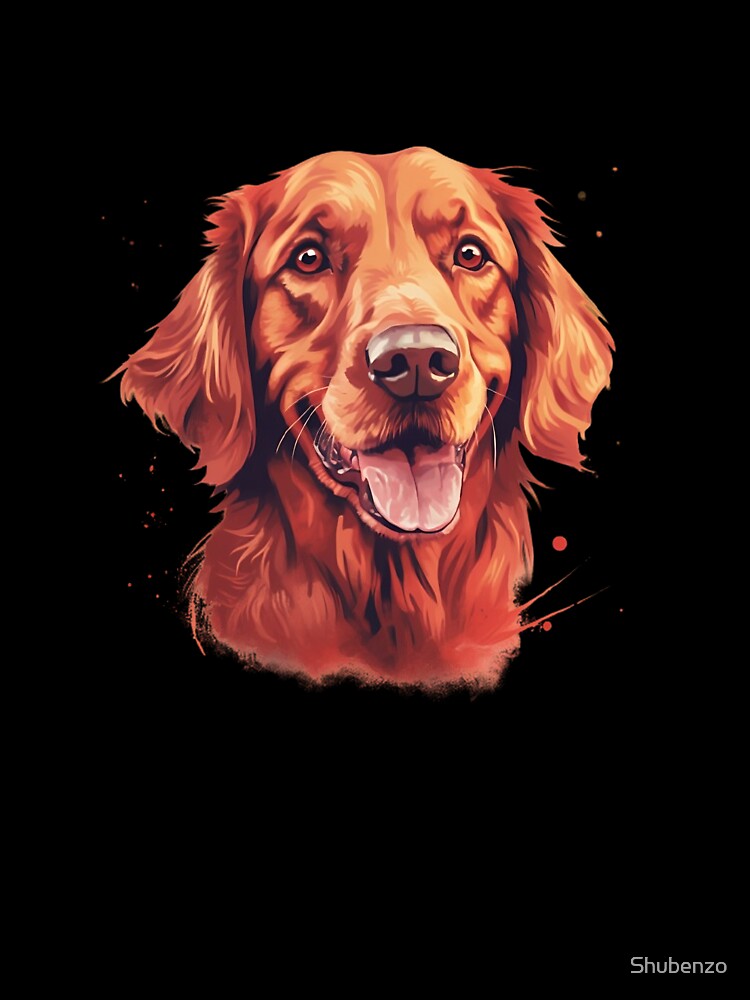 Red Golden Retriever Doggo by Shubenzo T-Shirts, Hoodie, Sweatshirt | BlankRebels.com (Image 3)