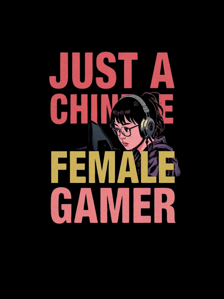 Just a Chilling Female Gamer by RED-MOUSE T-Shirts, Hoodie, Sweatshirt | BlankRebels.com (Image 3)