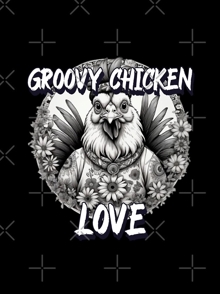 Hippie Chicken in pen and ink by EmeraldCauldren T-Shirts, Hoodie, Sweatshirt | BlankRebels.com (Image 3)