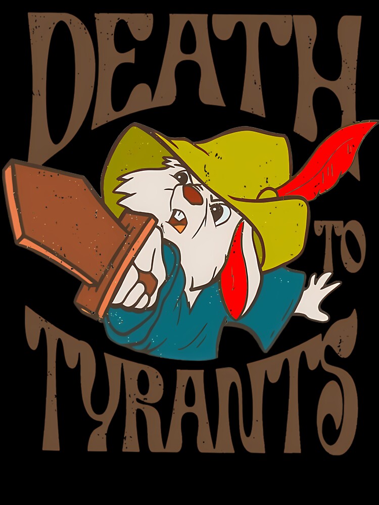 Retro 70S Skippy Rabbit Death To Tyrants by ShopArtError T-Shirts, Hoodie, Sweatshirt | BlankRebels.com (Image 3)
