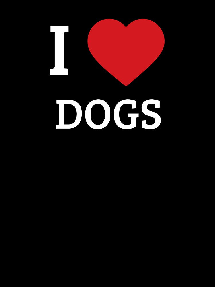 I Love Dogs Shirt, Hoodies, t-shirts & Hat | Dog Lover Gifts & Apparel by Kaylews_Designs Sweatshirt (Image 3)