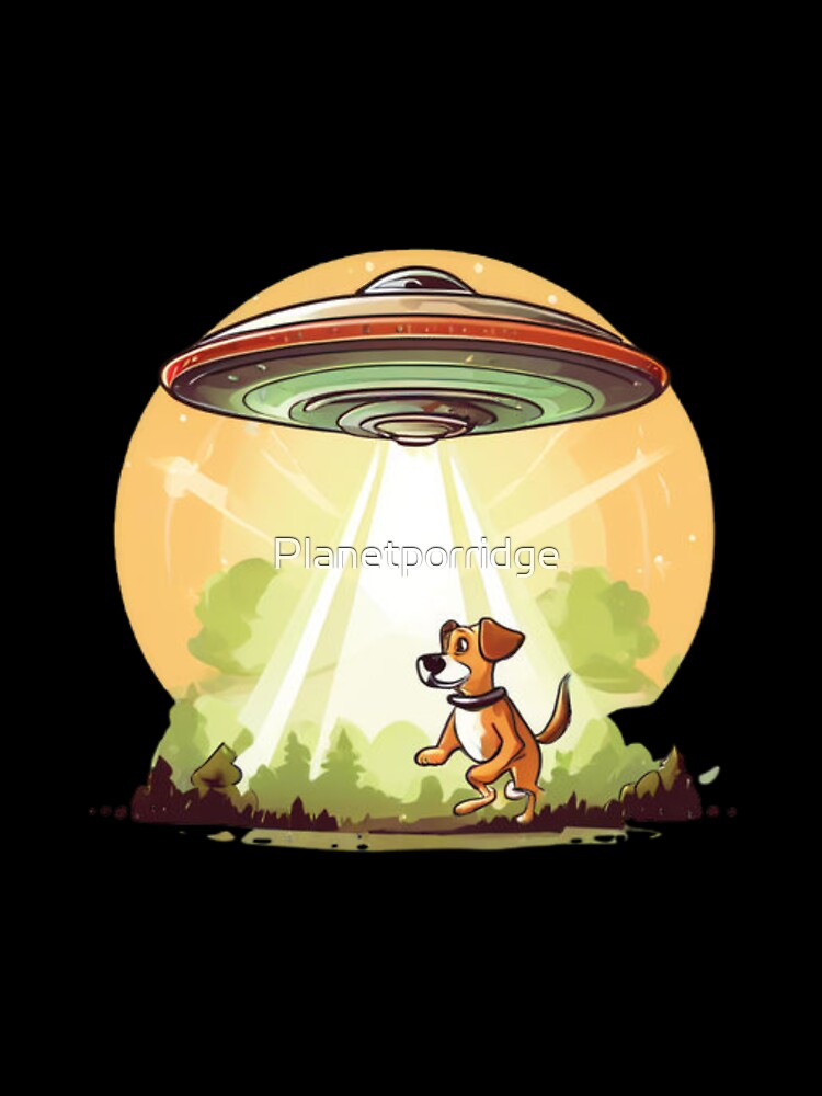 UFO abducting a Dog by Planetporridge T-Shirts, Hoodie, Sweatshirt | BlankRebels.com (Image 3)