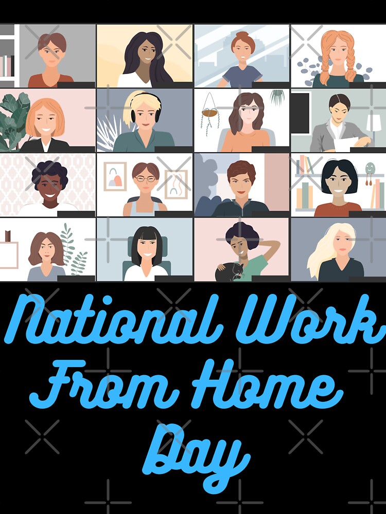 Happy Work From Home Day by Simo0455 T-Shirts, Hoodie, Sweatshirt | BlankRebels.com (Image 3)
