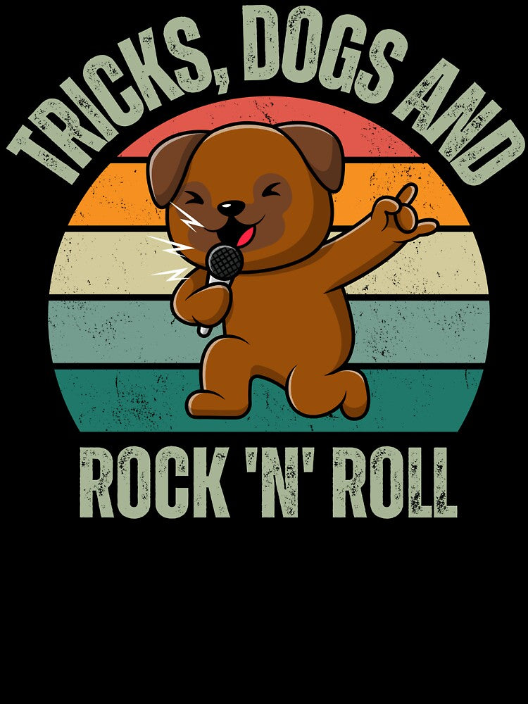 Tricks, Dogs and Rock 'n' Roll (Singing Dog) by douglasnorth321 T-Shirts, Hoodie, Sweatshirt | BlankRebels.com (Image 3)