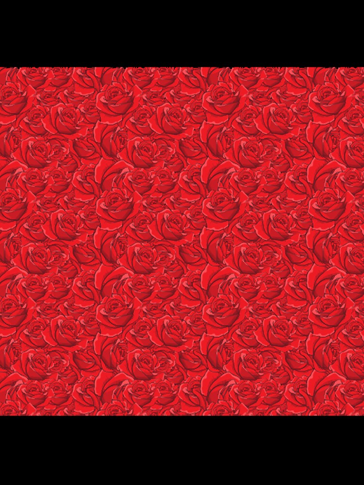 Roses on Red Pattern Posters and Art Prints by misinivaska T-Shirts, Hoodie, Sweatshirt | BlankRebels.com (Image 3)
