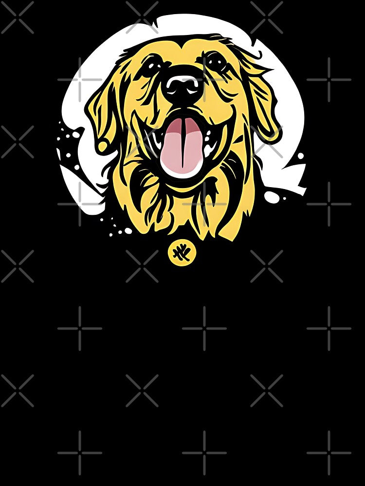 Stylized Dog Sticker Abstract Design by Litheon T-Shirts, Hoodie, Sweatshirt | BlankRebels.com (Image 3)