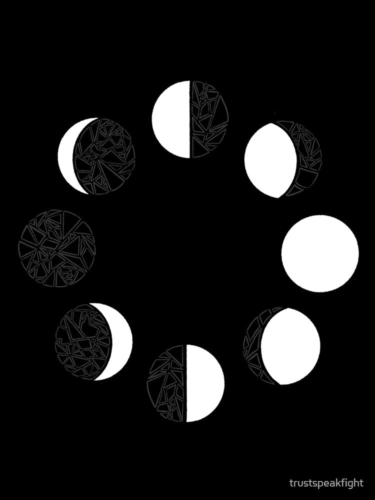 Moon Phase (transparent) by trustspeakfight T-Shirts, Hoodie, Sweatshirt | BlankRebels.com (Image 3)