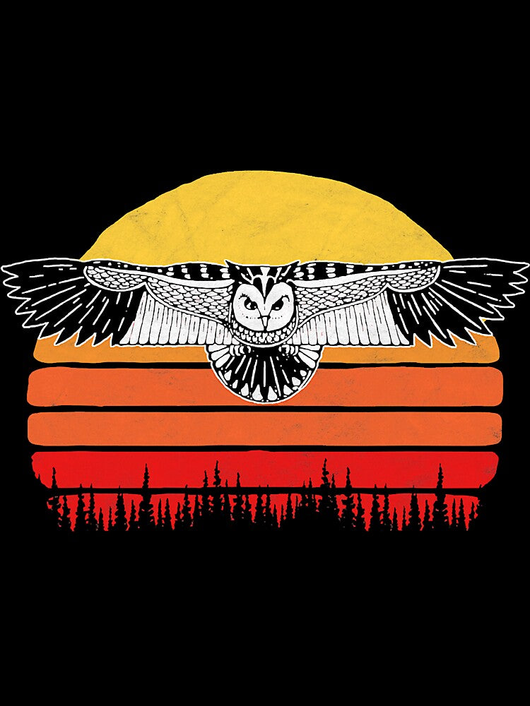 Vintage Owl Retro Styleistic by SkyCloudBlue