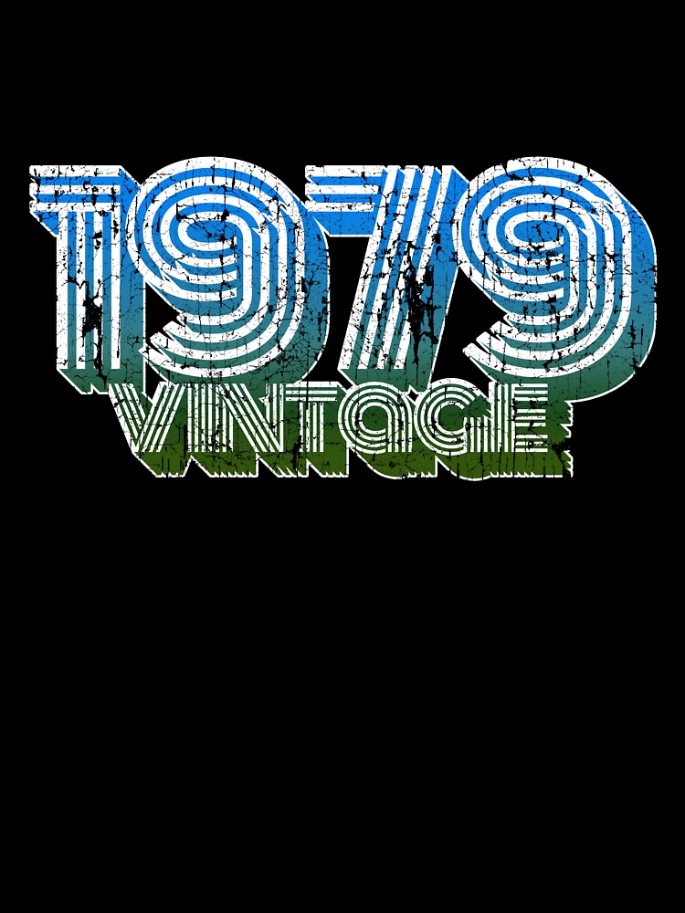 Vintage 70s 39th Birthday T Shirt Oldschool 1979 Mom Gift by roarr Hoodie, Sweatshirt | BlankRebels.com (Image 3)