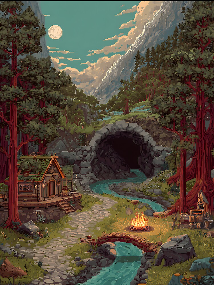 Gaming RPG Pixel Art by bapupa T-Shirts, Hoodie, Sweatshirt | BlankRebels.com (Image 3)