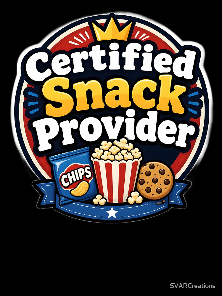 Certified Snack Provider Dad Shirt by SVARCreations