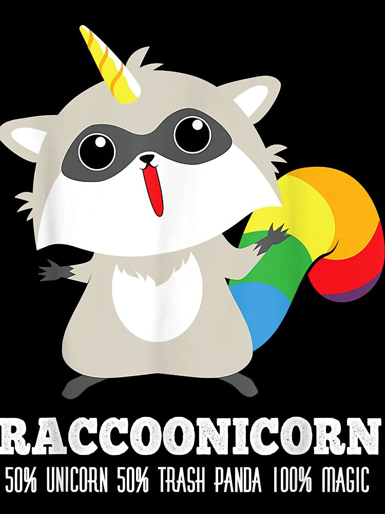 colorful raccoon by karatedo240522 T-Shirts, Hoodie, Sweatshirt | BlankRebels.com (Image 3)
