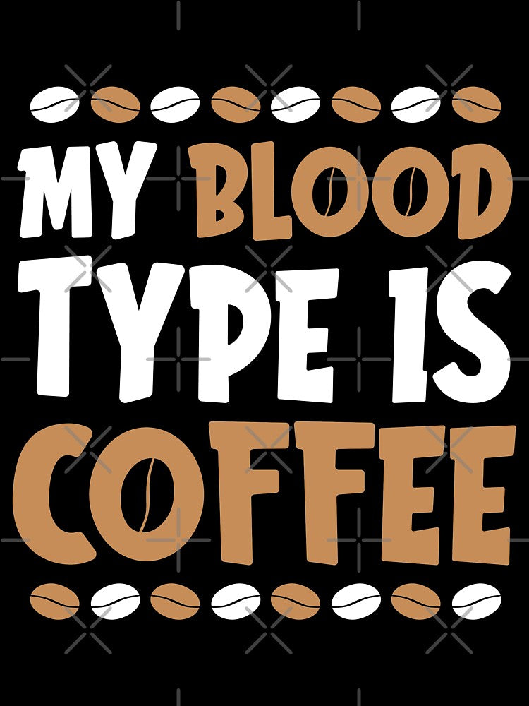 My blood type is coffee by maryam madah T-Shirts, Hoodie, Sweatshirt | BlankRebels.com (Image 3)