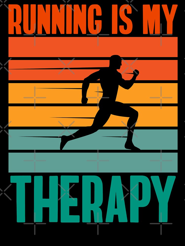 Running is My Therapy by TheBeastNation T-Shirts, Hoodie, Sweatshirt | BlankRebels.com (Image 3)