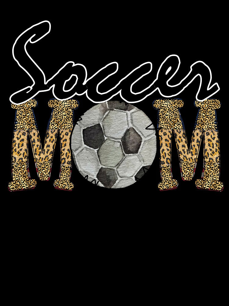 Soccer mom png, leopard soccer mom sublimation designs downloads, Hand Drawn PNG file for soccer mama... (Image 3)
