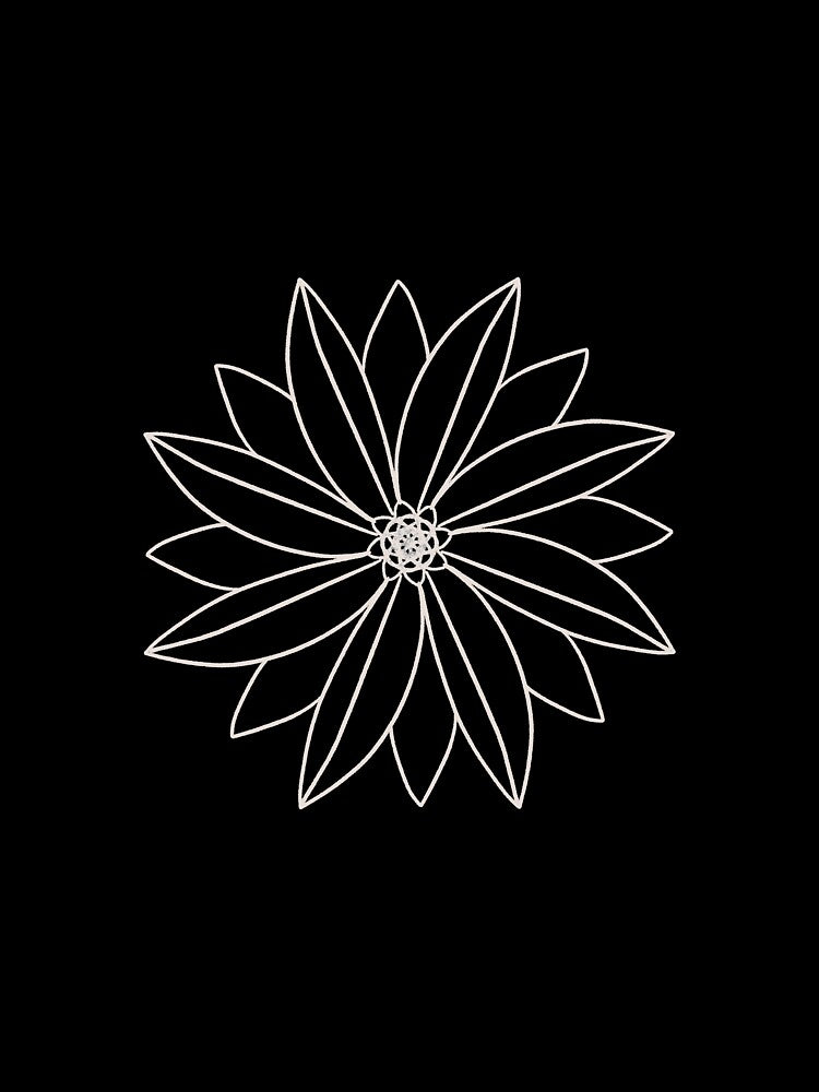 Minimal Flower 12 by MinimalStudio T-Shirts, Hoodie, Sweatshirt | BlankRebels.com (Image 3)