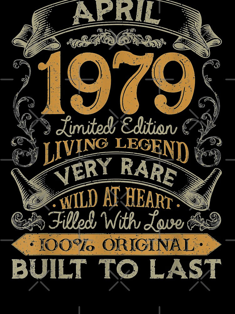 42nd 42 Years Old Retro Vintage April 1979 T-Shirts, Hoodie, Sweatshirt