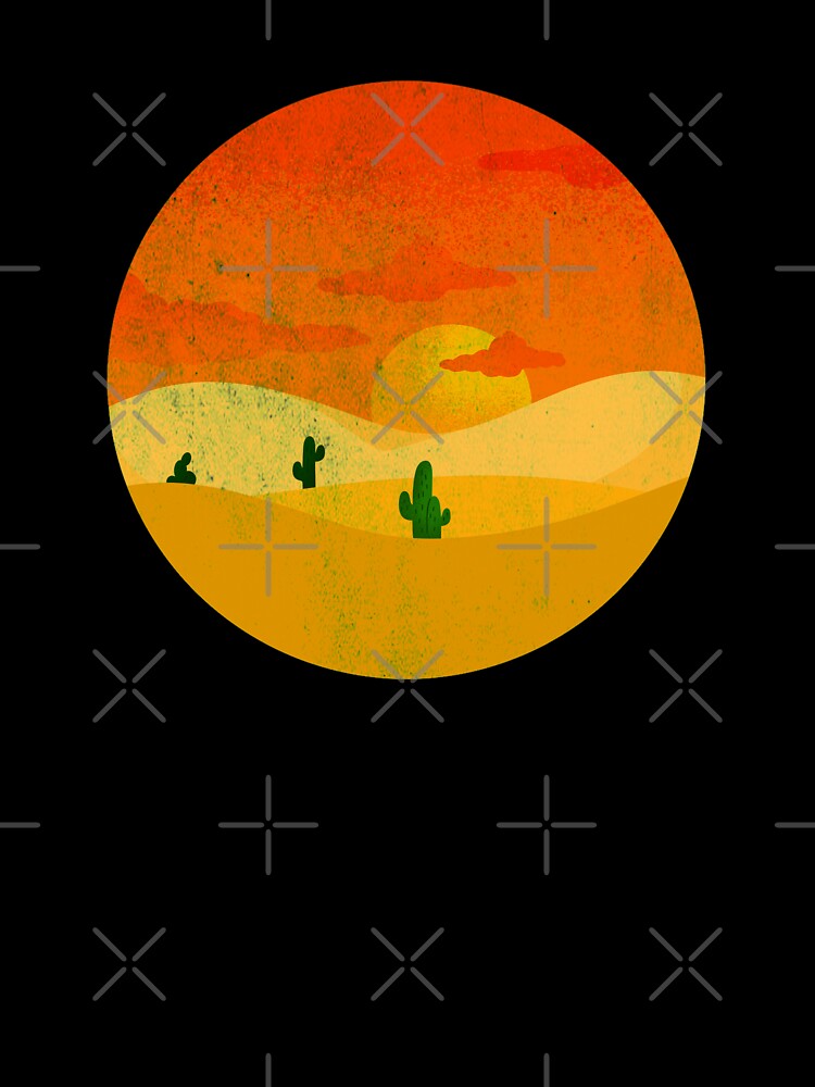 Distressed Desert Sunset by liftdesign T-Shirts, Hoodie, Sweatshirt | BlankRebels.com (Image 3)