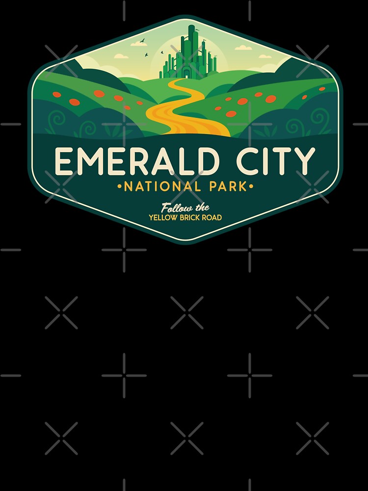 Emerald City National Park Poster – Yellow Brick Road Art T-Shirts, Hoodie, Sweatshirt