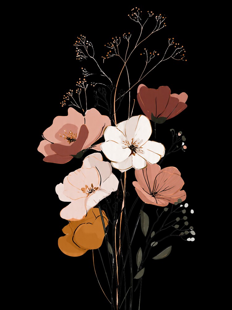 Wildflower Boho Aesthetic by VedNarts T-Shirts, Hoodie, Sweatshirt | BlankRebels.com (Image 3)