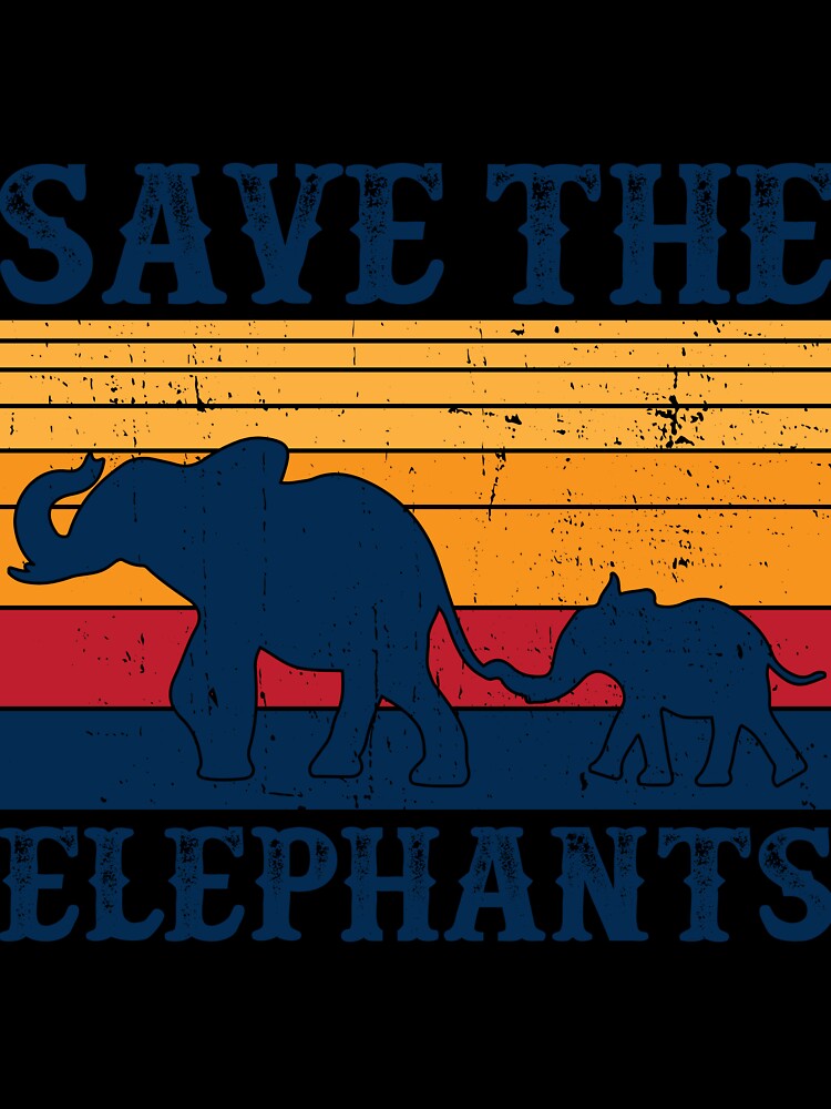 Save the elephants T Shirt by BestShop2010 Hoodie, Sweatshirt | BlankRebels.com (Image 3)