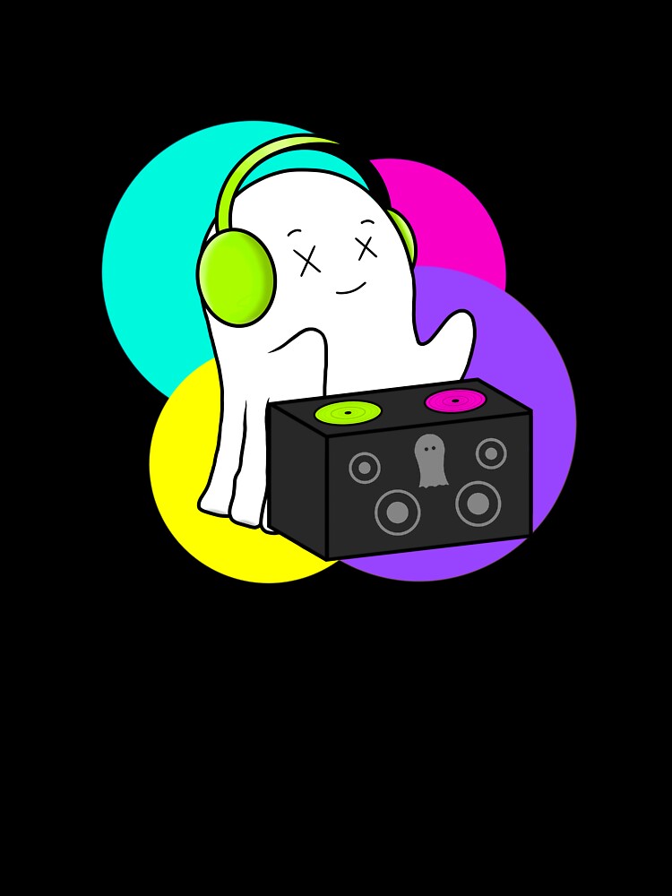 DJ Goo: the Ghost DJ by baileyperkins T-Shirts, Hoodie, Sweatshirt | BlankRebels.com (Image 3)