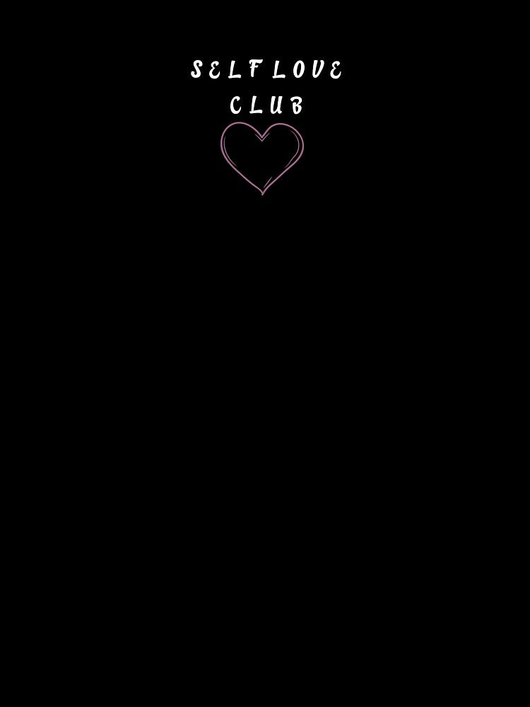 Self Love Club Minimalist Heart Design – Positive Quote Typography by MiraDesignCo T-Shirts, Hoodie, Sweatshirt (Image 3)