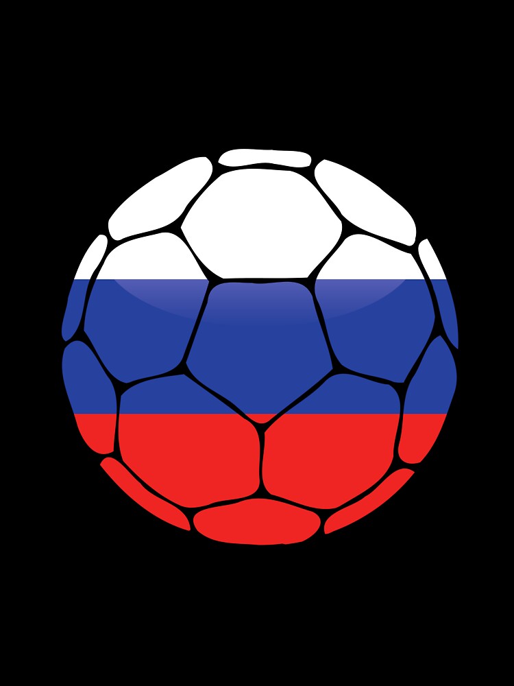 Russia Flag Soccer Ball by ehgraphics15