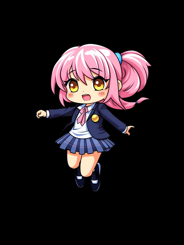 Cute Anime School Girl by Uryummypie
