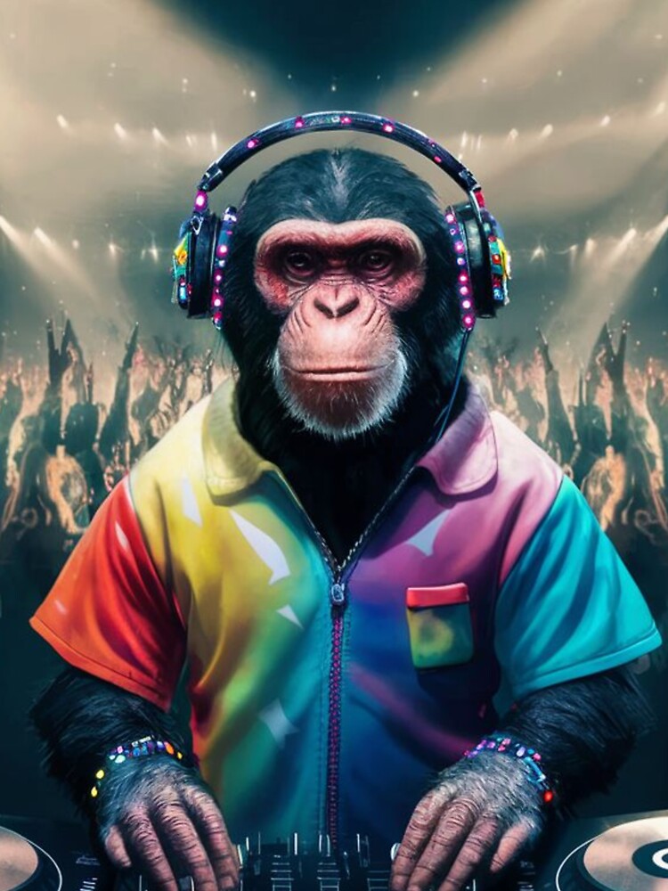 concert monkey by KolorowySwiata T-Shirts, Hoodie, Sweatshirt | BlankRebels.com (Image 3)