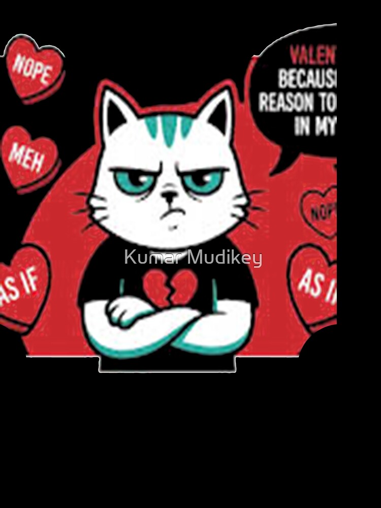 cute animals valentine cat valentine self love by  Mudikeys T-Shirts, Hoodie, Sweatshirt | BlankRebels.com (Image 3)