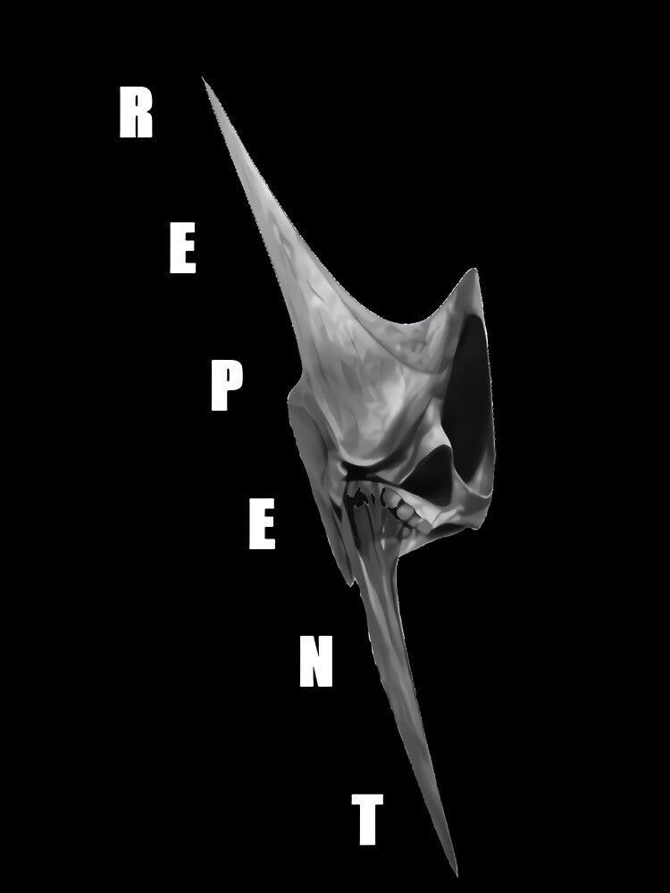 Twisted Repent Skull white by Sledcat