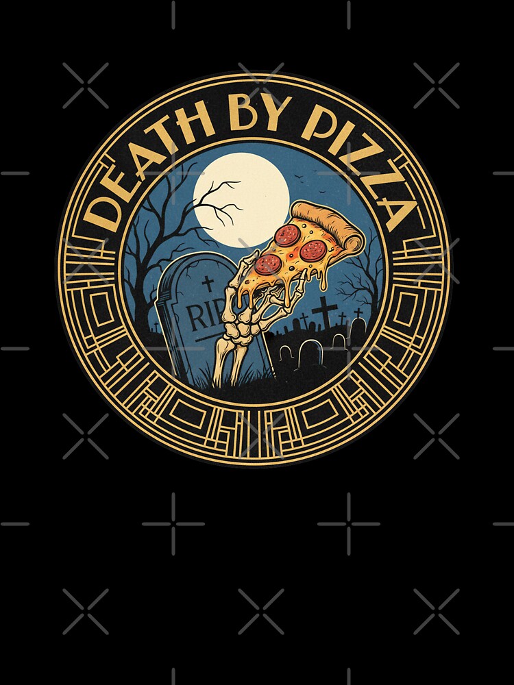 Death By Pizza – Funny Pizza Lover by Spaceball85 T-Shirts, Hoodie, Sweatshirt | BlankRebels.com (Image 3)