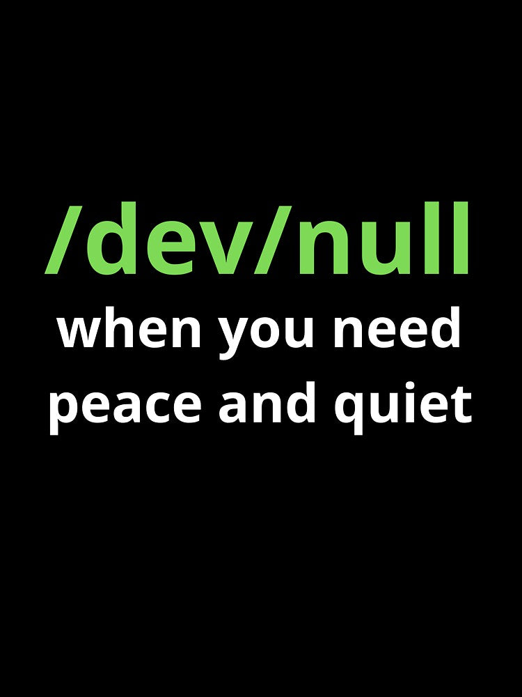 /dev/null - when you need peace and quiet by bergee T-Shirts, Hoodie, Sweatshirt | BlankRebels.com (Image 3)