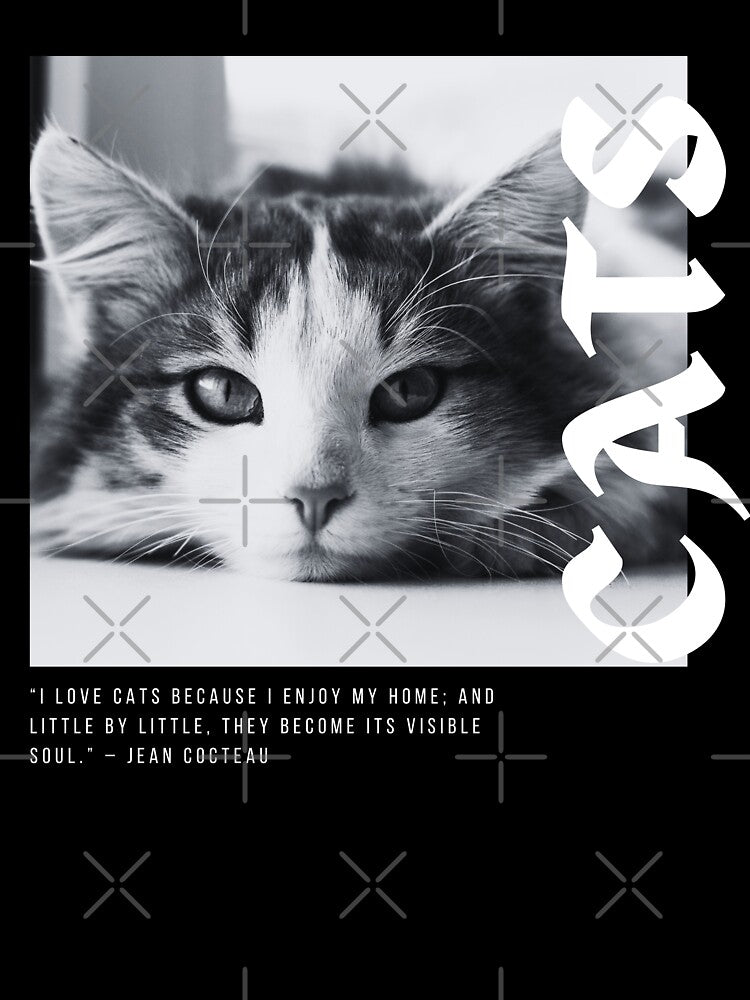 Cats with a Quote Streetwear Inspired Design by quinellie T-Shirts, Hoodie, Sweatshirt | BlankRebels.com (Image 3)