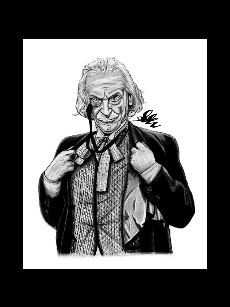 Doctor Who First Doctor Drawing Merch by SCRartsyboi T-Shirts, Hoodie, Sweatshirt | BlankRebels.com (Image 3)