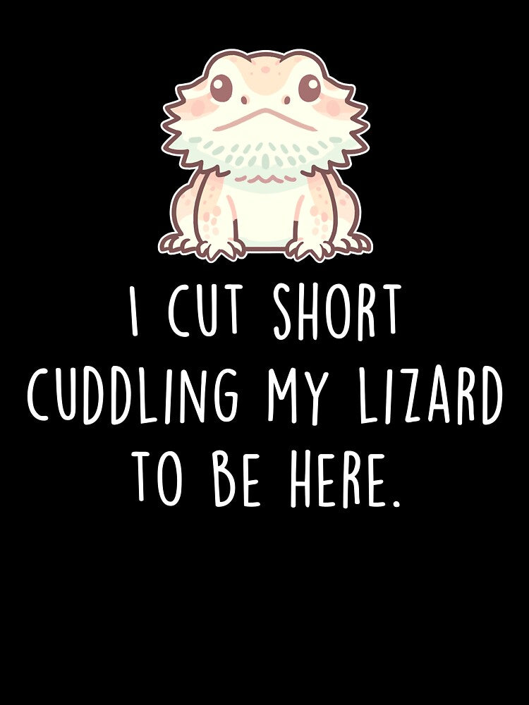 Bearded Dragon Lizard Cut Short by Clara Hollins T-Shirts, Hoodie, Sweatshirt | BlankRebels.com (Image 3)