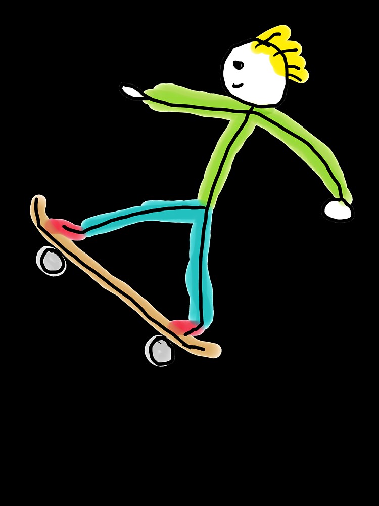 Skateboarding Stickman T-Shirts, Hoodie, Sweatshirt
