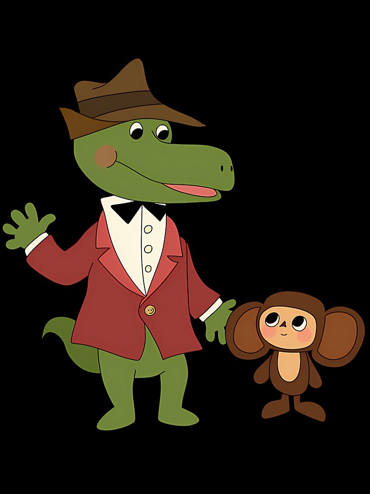 Gena And Cheburashka by NoeWalt T-Shirts, Hoodie, Sweatshirt | BlankRebels.com (Image 3)