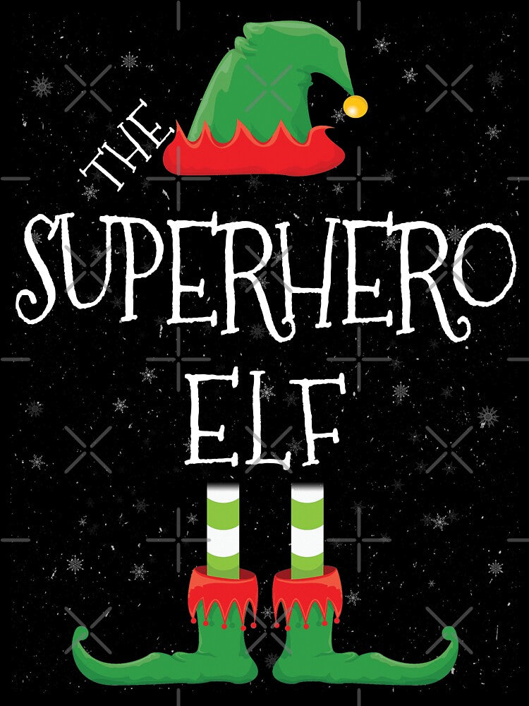 Superhero Elf Family Matching Christmas Group Funny Gift by DavisHasari T-Shirts, Hoodie, Sweatshirt (Image 3)
