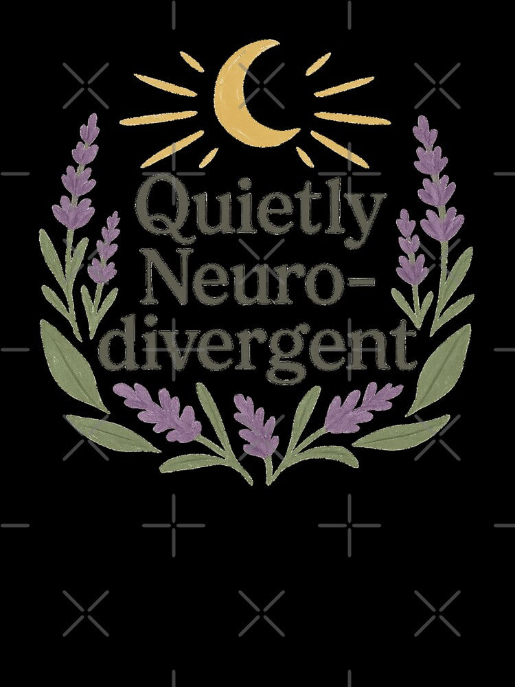 Quietly Neurodivergent – Lavender Moon Edition by Tadeusz1 T-Shirts, Hoodie, Sweatshirt | BlankRebels.com (Image 3)