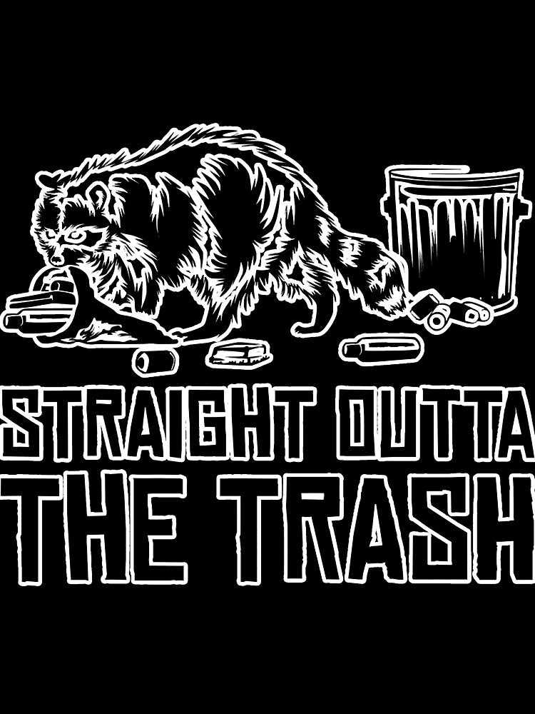 Cool Trash Panda Funny Straight Outta by NeverLoseSF T-Shirts, Hoodie, Sweatshirt | BlankRebels.com (Image 3)